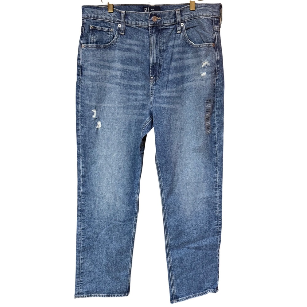 GAP Women's High Rise Straight Jeans - Size 14/32 - NWOT‎